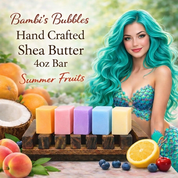 Hand Crafted Other - New! Summer Fruits Shea Butter 4oz Bar Assorted Scents Available